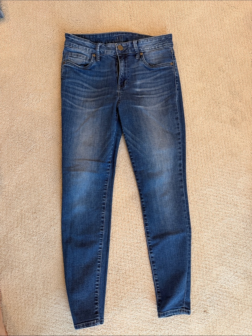 KUT Dark Blue Women's Skinny Jeans - Classic Stretch Denim